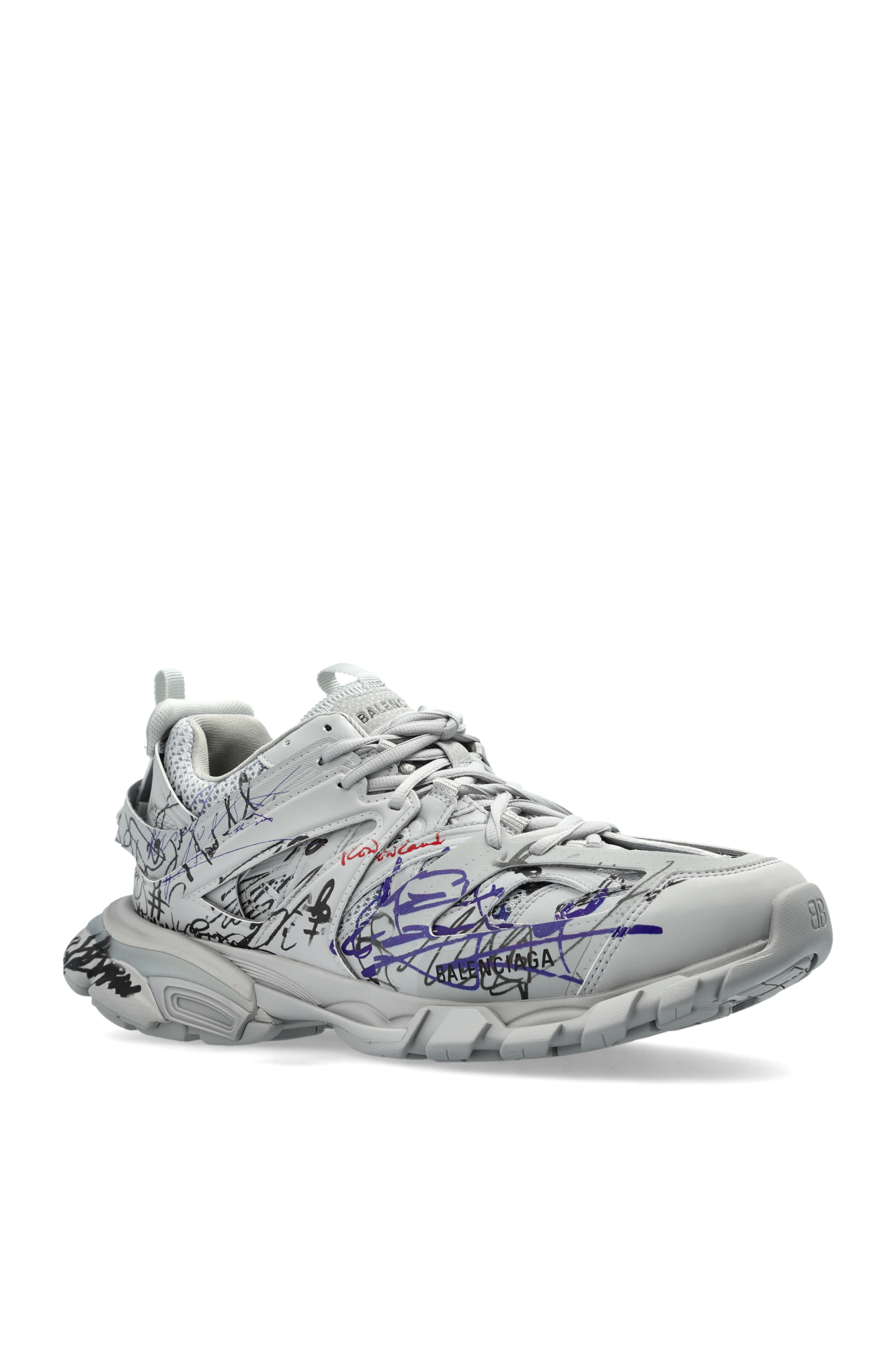 Balenciaga: Gray Track Autographe Sneakers | SSENSE